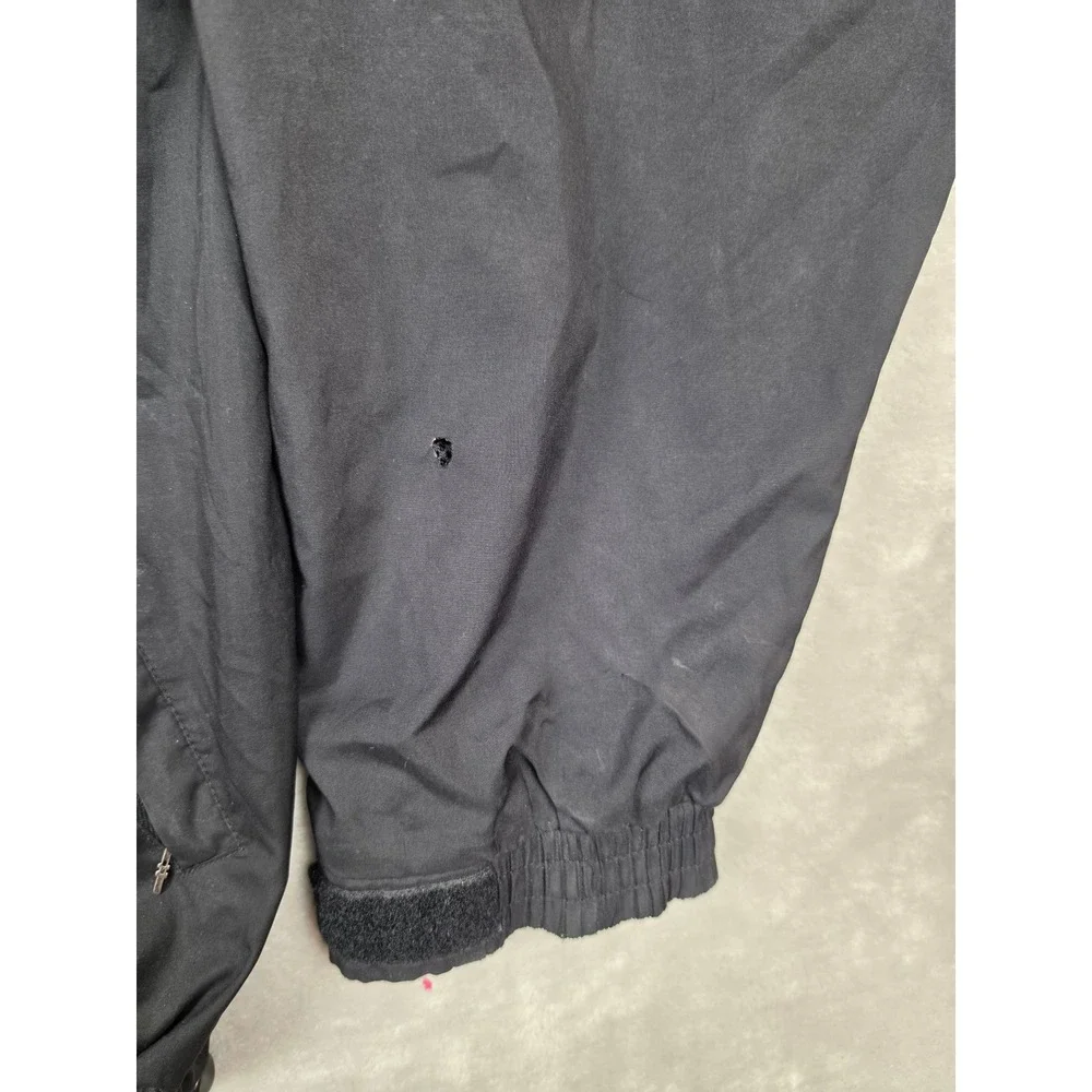 Vintage Adidas Windbreaker Jacket Mens XL Black Saints Golf Full Zip Y2K